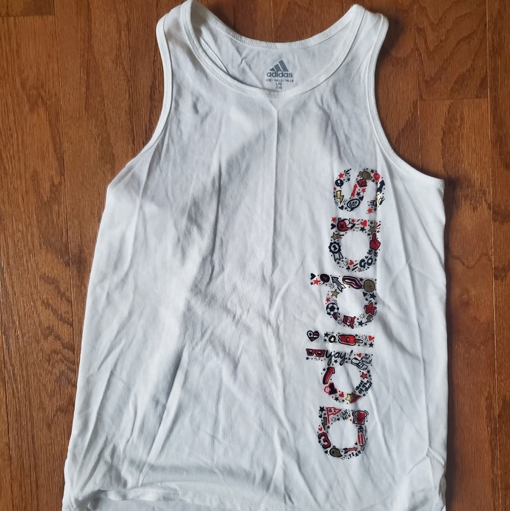 Girls adidas Large tank